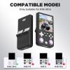 Black Case for R36 Ultra Handheld Gaming Console, Soft Silicone Protective Cover Waterproof,Dustproof,Shockproof, Protective Case with Lanyard, Only Compatible with R36 Ultra view 2
