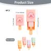 4PCS Cute Erasers Rubber Ice Cream Erasers Magical Box Pencil Eraser Easy to Clean Portable for Kids Girls view 2