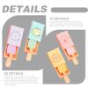 4PCS Cute Erasers Rubber Ice Cream Erasers Magical Box Pencil Eraser Easy to Clean Portable for Kids Girls view 3