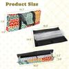 3 Pcs Empty Mahjong Bag Set Seamless patchwork collection hand drawn textures Animal print for Soft American Mahjong Tile Carrying Case Rack and Pushers Bags Game Night Accessories Gifts for Women view 2