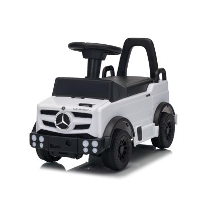 HEIMILI Kids Push Car, Mercedes-Benz Unimog Licensed Ride-On Toy with Anti-Slip Wheels & Bumper Guards for Safe Indoor/Outdoor Play (White)