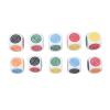 6 Sided Game Dice Lightweight Strong Impact Resistance White Plastic Game Dice Set for Board Games Dice Games 10PCS Standard Size 1.6cm view 1