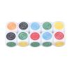 6 Sided Game Dice Lightweight Strong Impact Resistance White Plastic Game Dice Set for Board Games Dice Games 10PCS Standard Size 1.6cm view 2