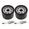 2set Filter with 2pcs SparkPlug for 28 050 01-S Parts 696854 492932S Filter with RC12YC SparkPlug view 1