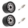2set Filter with 2pcs SparkPlug for 28 050 01-S Parts 696854 492932S Filter with RC12YC SparkPlug view 2