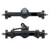 Aluminum Front and Rear Axle +4mm Width with Brass Counter Weight with Flange Bearing for Axial SCX30 RC Cars(4mm Black Set) view 1