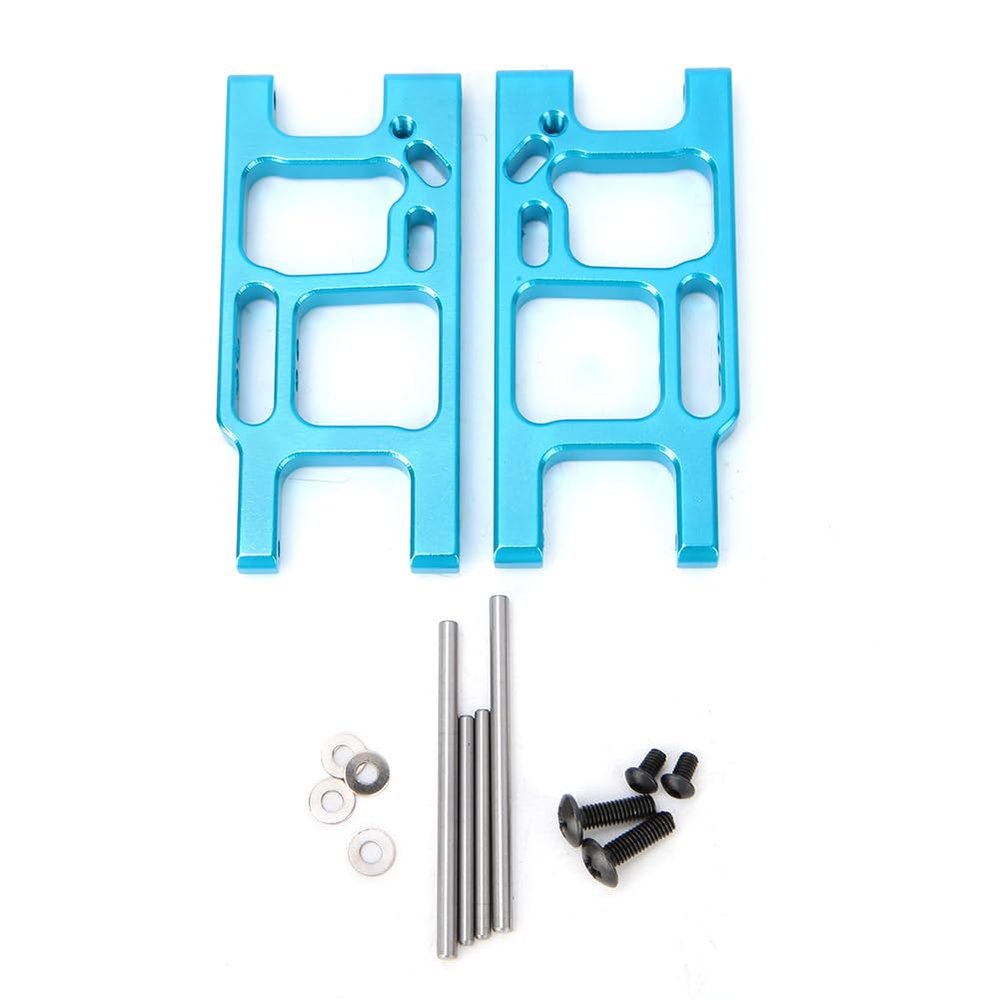 Aluminum Alloy Rear Swing ARM Set Precisely MACHINED for RC Vehicle Model Toy Blue (Blue BE6015B)