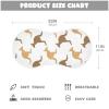 Emelivor Cute White Kangaroo Print Muslin Burp Cloths for Baby Super Soft Baby Burp Cloths Absorbent Baby Washcloths Towel Burp Bibs Burping Spit Up Rags for Newborn Girls Boys view 4
