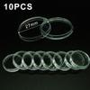 27mm Transparent Plastic Coin Holder Storage Capsules Box Case for Coin Collecting, Clear Plastic Organizer Compatible with 18/23/28/33/38mm Gasket Sizes(10 Pcs) view 2