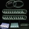 27mm Transparent Plastic Coin Holder Storage Capsules Box Case for Coin Collecting, Clear Plastic Organizer Compatible with 18/23/28/33/38mm Gasket Sizes(10 Pcs) view 4