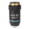 195 Achromatic Objective Lens for Biological Microscope, RMS 20.2mm Thread, 4X 20x 40x 60x 100x Oil Immersion Microscope Lens Set with 160mm Tube Length(40X) view 1