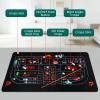 Proshine Craps Tabletop Game Set with 35 * 70" Rubber Layout Mat (Black) view 2