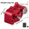 1/10 Climbing Vehicle for LCG Low Center of Gravity Transmission SCX10 Metal Transmission Lightweight Transmission(Red) view 3