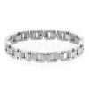 AZHOUQIBD Stainless steel bracelet/fashionable titanium steel couple bracelet view 3