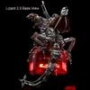 3D Metal Puzzle for Adults, 3D DIY Mechanical Lizard Model Kit, Articulated Steampunk Mechanical Animal Assembly Model with LED, Brain Teaser Puzzles for Stress Relief, Desk Decor for Adults, 1100PCS view 3