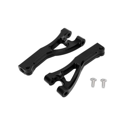 Aluminum Alloy Front Upper Suspension Arm Precision Designed Durable Hollow Structure for ARRMA 1/7 LIMITLESS INFRACTION 6S RC Cars 2Pcs Set (Black)