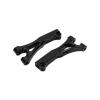 Aluminum Alloy Front Upper Suspension Arm Precision Designed Durable Hollow Structure for ARRMA 1/7 LIMITLESS INFRACTION 6S RC Cars 2Pcs Set (Black) view 2