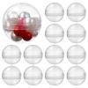 Dnyucen 100Pcs Plastic Transparent Balls Set Round Gashapon Shell Twisted Clear Fillable Grab Ball view 1