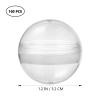 Dnyucen 100Pcs Plastic Transparent Balls Set Round Gashapon Shell Twisted Clear Fillable Grab Ball view 2