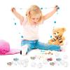 Dnyucen 100Pcs Plastic Transparent Balls Set Round Gashapon Shell Twisted Clear Fillable Grab Ball view 3