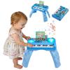 VEVOR Baby DJ Playset for Toddlers 1-3, Educational Musical Table Toys with 133 Sound Sources, Recording and LED DJ Turntable, Baby Activity Table for Birthday, Gift for Kids Aged 6+ Months view 1