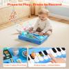 VEVOR Baby DJ Playset for Toddlers 1-3, Educational Musical Table Toys with 133 Sound Sources, Recording and LED DJ Turntable, Baby Activity Table for Birthday, Gift for Kids Aged 6+ Months view 4