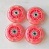 4-Pack Silent Replacement Wheels for Twist Cars 80 * 24mm Universal Size Front & Rear Wheels Wear-Resistant PU Wheels for Kids' Swing Cars (Red) view 1