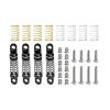 Aluminum Alloy Adjustable Shock Set 26mm for Axial 1/30 SCX30 Ford Bronco AXI-2048 / Jeep Wrangler AXI-2261 Rock Crawler Upgrades - Silver view 1