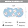 Emelivor Baseballs Balls Blue Print Muslin Burp Cloths for Baby Super Soft Baby Burp Cloths 4 Pack Absorbent Baby Washcloths Bibs Towel Spit Up Burping Rags for Newborn Boys Girls Babies view 4
