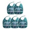 JHKKU Baby Bibs Sea Turtle Feeding Drool Bib, 2 Pack view 3
