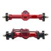 Aluminum Front and Rear Axle +4mm Width with Brass Counter Weight with Flange Bearing for Axial SCX30 RC Cars(4mm Red Set) view 1