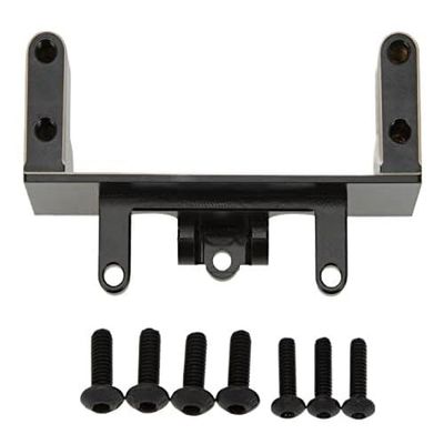 1/18 RC Model Car Brass Front Servo Mount 40g/pc for AXIAL UTB18 for Ca-Pra for Tr-ail Buggy #AXI212009 Upgrade Parts(Black)