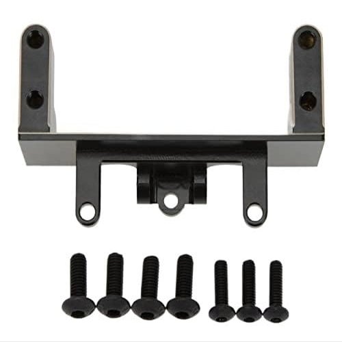 1/18 RC Model Car Brass Front Servo Mount 40g/pc for AXIAL UTB18 for Ca-Pra for Tr-ail Buggy #AXI212009 Upgrade Parts(Black)