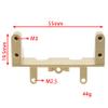 1/18 RC Model Car Brass Front Servo Mount 40g/pc for AXIAL UTB18 for Ca-Pra for Tr-ail Buggy #AXI212009 Upgrade Parts(Black) view 4
