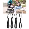 4Pcs Heavy Duty Hanging Hooks for Bags Carabiner Clips for Bicycles Shopping Carts Wheelchairs Strollers Multifunctional Hooks for Bags view 4