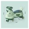 Kids Swing Car with Lights & Music Flashing Wheels Anti-Rollover Ride on Toys for Indoor and Outdoor view 2