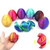 Colorful 3D Printed Spirals Eggs Spinner Toy Rotating Eggs Toy Perfect for Easter and Party Favor Festival Basket Filler Basket Gift view 4