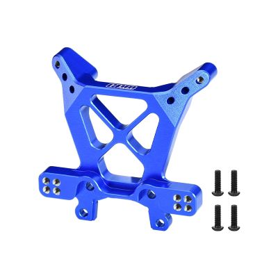 Aluminum 7075-T6 Alloy Front Shock Tower for Traxxas 1/8 Jato 4X4 VXL BL-2S Racing Buggy Upgrades - Blue
