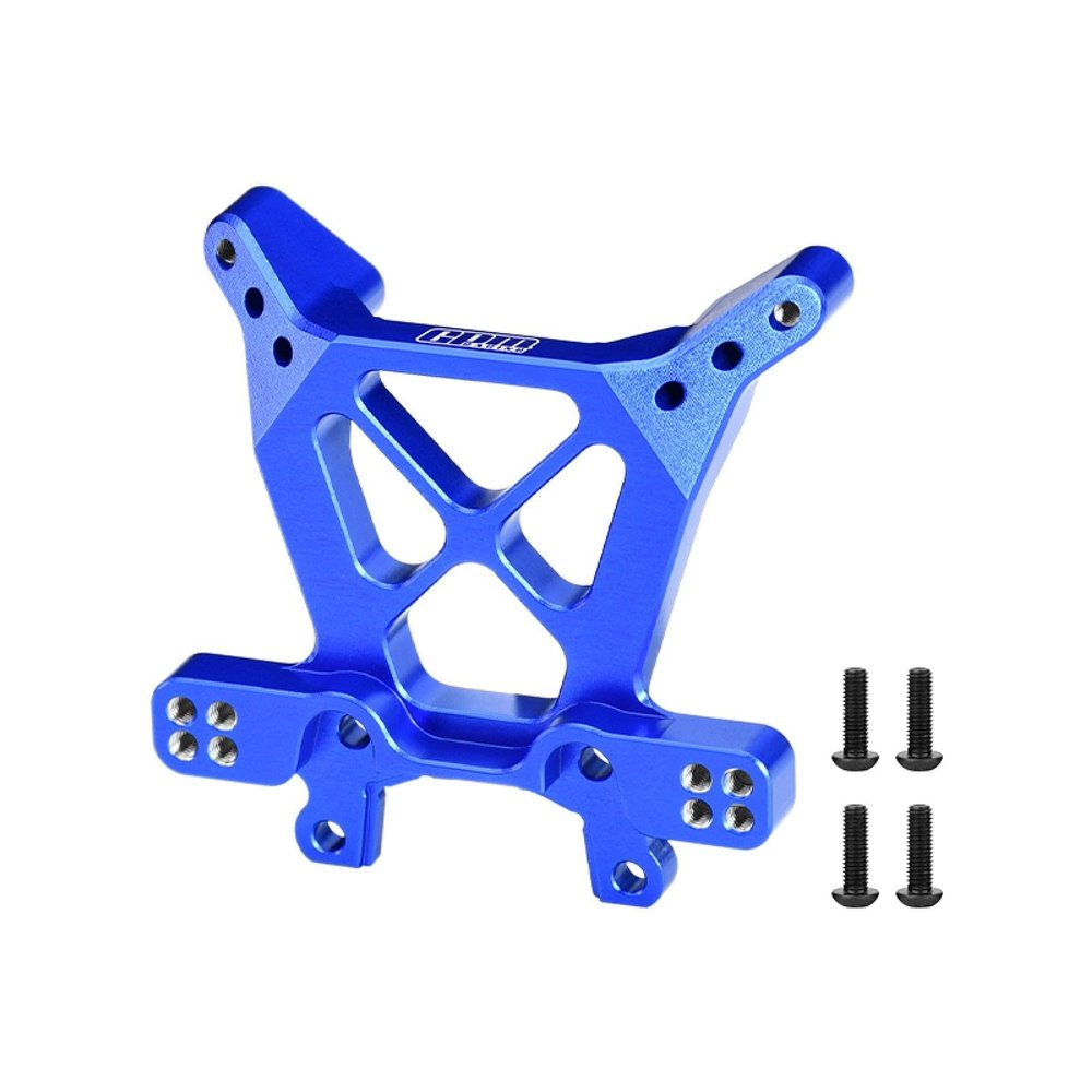 Aluminum 7075-T6 Alloy Front Shock Tower for Traxxas 1/8 Jato 4X4 VXL BL-2S Racing Buggy Upgrades - Blue