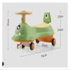 Swing Car with Under Seat Storage Ride On Toy Anti-Rollover Indoor Outdoor Toys Vehicle for Boys Girls(Green) view 2