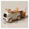 Classic Kids Ride On Car Wiggle Car with Under Seat Storage and Rear Dou, Indoor Outdoor Riding Toys(Orange) view 2