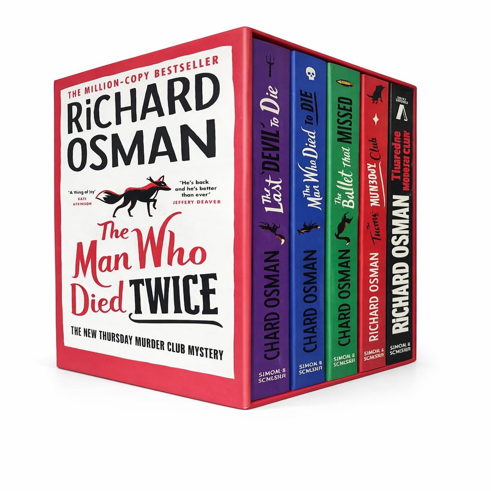 Richard Osmans Thursday Murder Club  Full 5-Book Mystery Box Set
