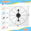 Gejoy 10 Pack Transparent Spinners Bulk for Classroom Clear Spinners Dry Erase Math Game with Rotating Arrow (Multicolor) view 2