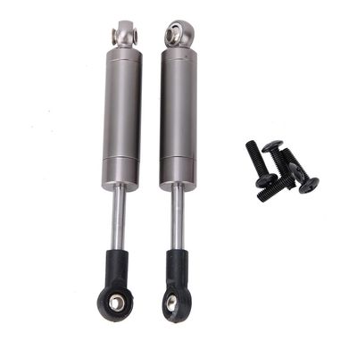 Aluminium Alloy CNC Machining Rear Shock Damper 82MM for 1 14 RC Car Light Blue (Titanium color (BE6094T))
