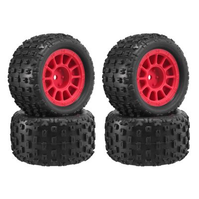 74mm Finished Large Foot tire Suitable for 1/16 1/18 Remote Control car Universal M-JX 16208 SCY16101 W-ltonys A959 ARR-MA(Red)