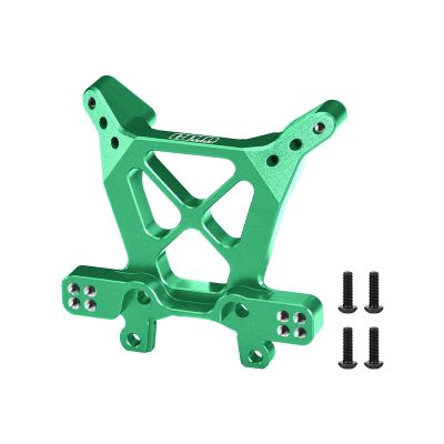 Aluminum 7075-T6 Alloy Front Shock Tower for Traxxas 1/8 Jato 4X4 VXL BL-2S Racing Buggy Upgrades - Green