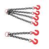 Irfora Metal Tow Chain for RC Crawler Cars, Durable Decorative Part for Offroad Model, Easy Installation Beginners, Wide Compatibility, Made of Metal (Double Hook + Quad Hook) view 1