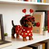 2026 Valentines Day Exclusive Dachshund Brick Set, DIY 3D Dachshund Building Block Set, Cute Dog Building Blocks Toy, Puppy Gift for Dog Lovers, Valentines Day view 2