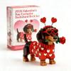 2026 Valentines Day Exclusive Dachshund Brick Set, DIY 3D Dachshund Building Block Set, Cute Dog Building Blocks Toy, Puppy Gift for Dog Lovers, Valentines Day view 3