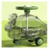 Kids Ride on Toy Wiggle Car with Silent Flashing Wheels Anti-Rollover Music Light, for Indoor Outdoor(Blue) view 3